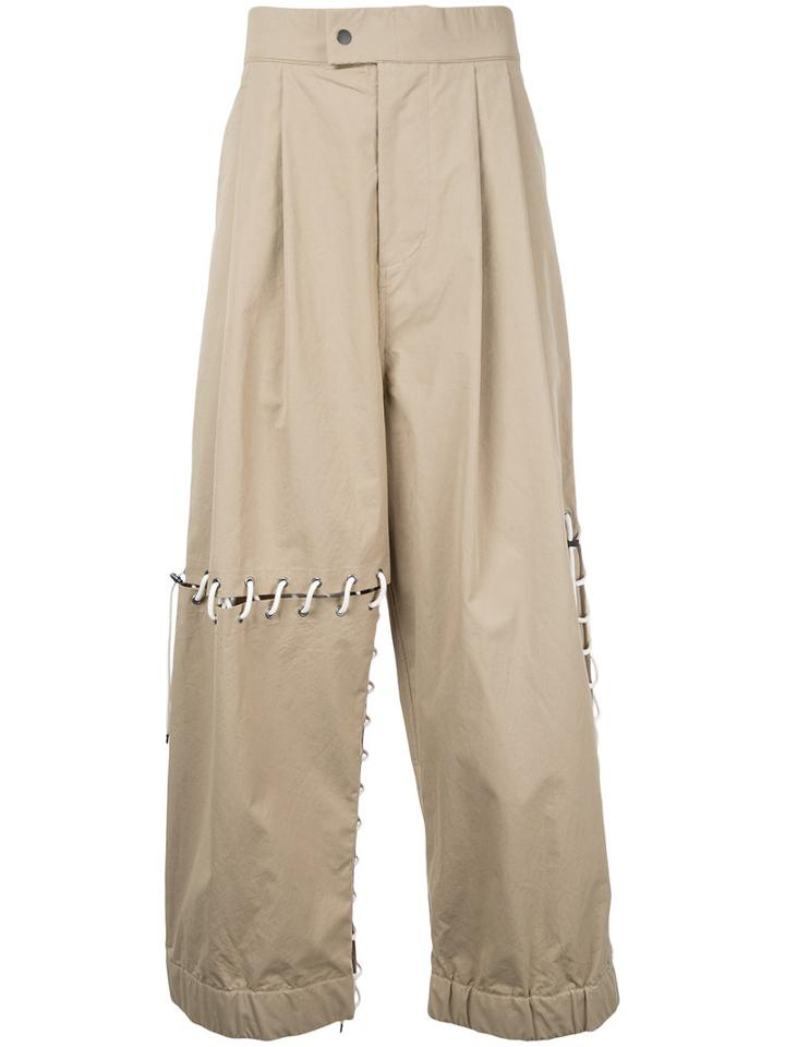 Craig Green - Drop Crotch Trousers - Men - Cotton/nylon/polyester - S, Brown, Cotton/nylon/polyester