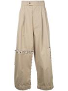 Craig Green - Drop Crotch Trousers - Men - Cotton/nylon/polyester - S, Brown, Cotton/nylon/polyester