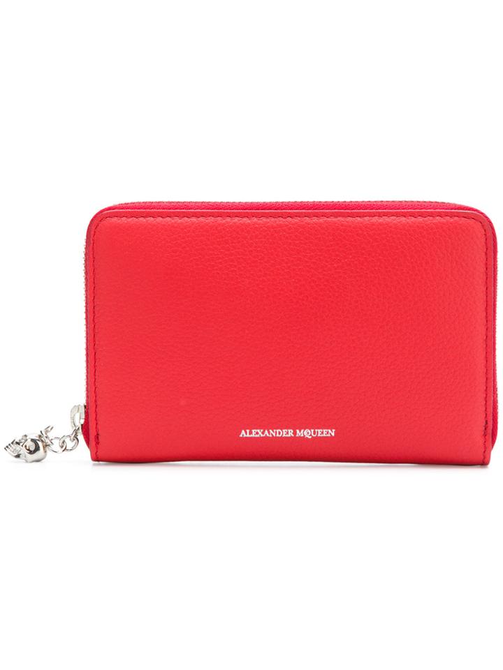 Alexander Mcqueen Logo Purse - Red