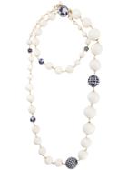 Rosantica Layered Bead Necklace - White