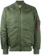 Alpha Industries Padded Bomber Jacket - Green