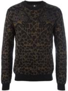 Ps By Paul Smith Leopard Pattern Jumper