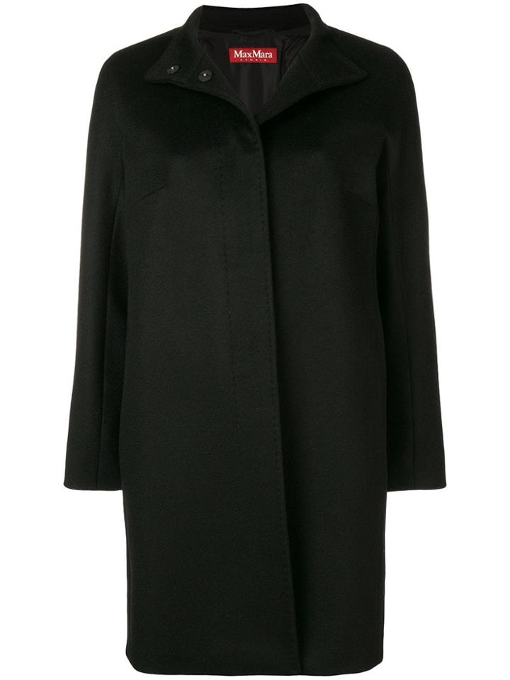 Max Mara Studio Melina Coat - Black
