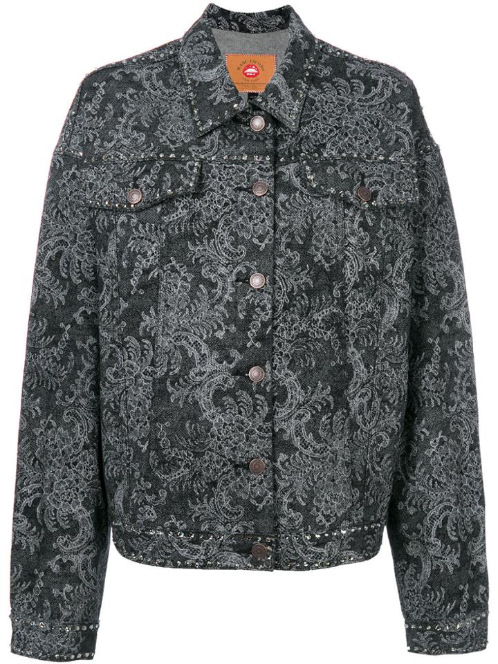Marc Jacobs Oversized Studded Jacket - Grey