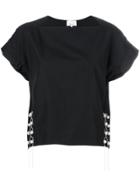 3.1 Phillip Lim Top With Pearl Chains - Black