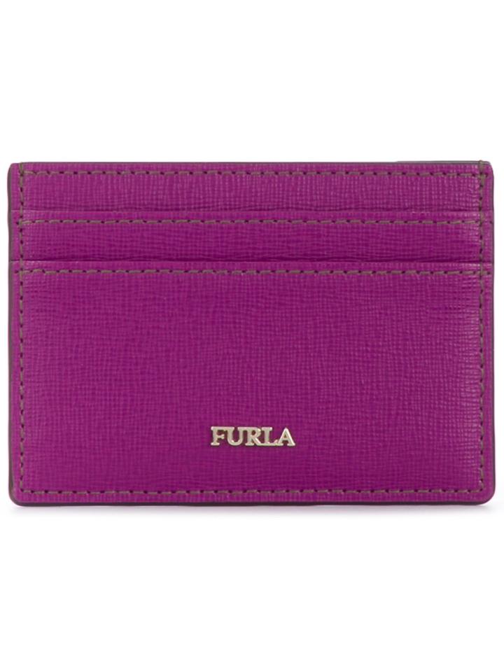 Furla Babylon Card Wallet - Pink & Purple