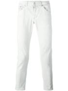 Dondup Skinny Jeans, Men's, Size: 36, White, Cotton/spandex/elastane