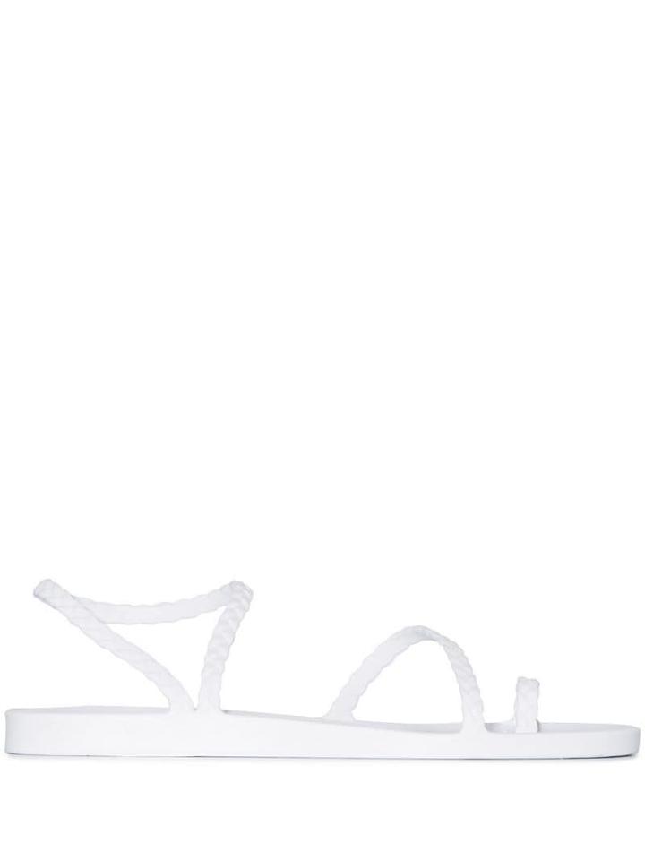 Ancient Greek Sandals Eleftheria Braid Sandals - White