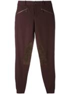Ralph Lauren Knee Patches Skinny Trousers - Brown