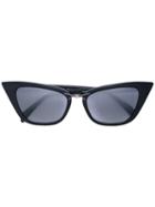 Oscar De La Renta Cat Eye Sunglasses - Black