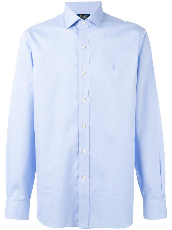 Polo Ralph Lauren - Buttoned Shirt - Men - Cotton - 15, Blue, Cotton
