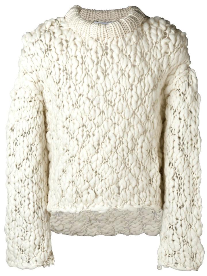 Ambush Chunky Knit Jumper - White