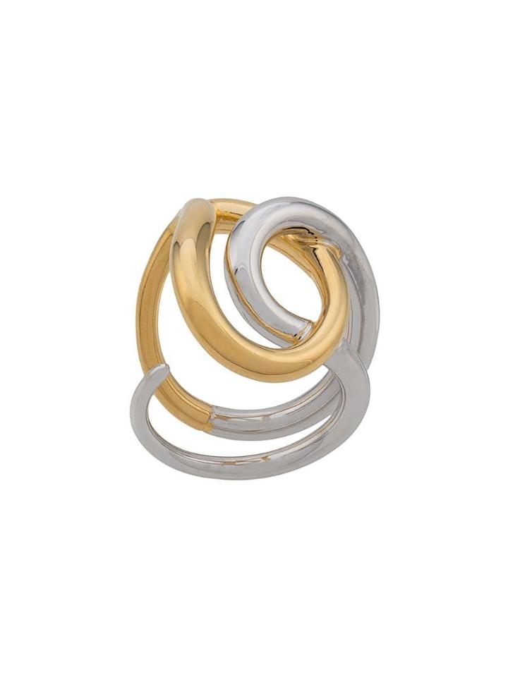 Charlotte Chesnais Blaue Knot Ring - Gold