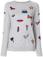 Chinti & Parker Lolita Purse Jumper - Grey