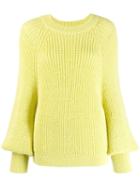 Pringle Of Scotland Blouson Sleeve Sweatshirt - Green