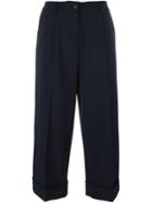 P.a.r.o.s.h. 'lily' Trousers, Women's, Size: Medium, Blue, Spandex/elastane/virgin Wool