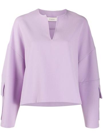 Áeron Nita Oversized Sweatshirt - Purple