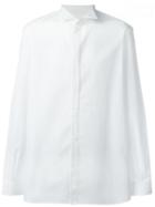 Maison Margiela Spread Collar Shirt, Men's, Size: 38, White, Cotton