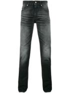 Saint Laurent Washed Black Slim Jeans