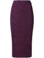 G.v.g.v. Glitter Knit Skirt, Women's, Size: Xs, Red, Nylon/polyester/rayon