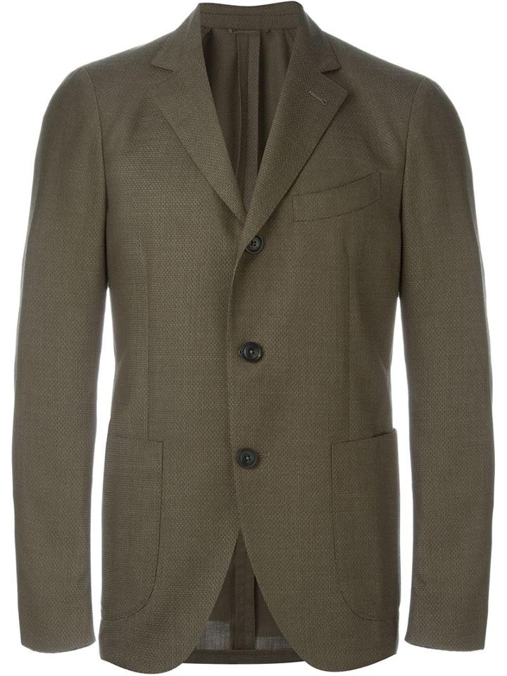 Etro Classic Blazer, Men's, Size: 46, Brown, Silk/acetate/wool