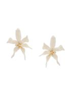 Lele Sadoughi Flower Earrings - White