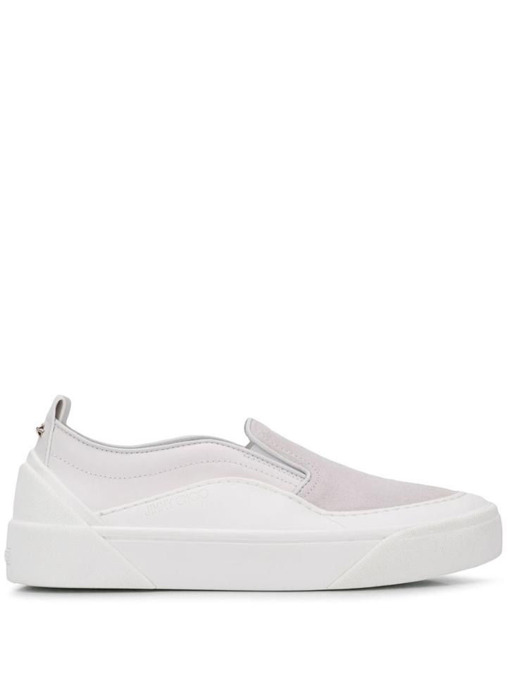 Jimmy Choo Slip-on Sneakers - White