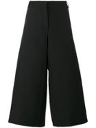 Valentino High-waisted Culottes - Black