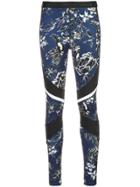 Marc Cain Canary Print Leggings - Blue