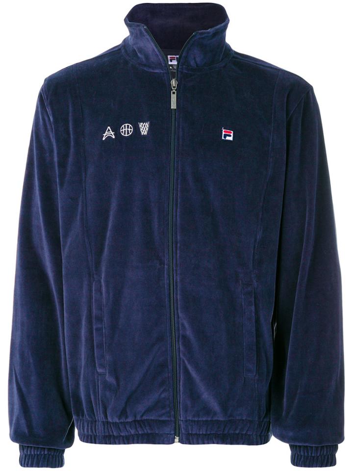 Fila Velvet Bomber Jacket - Blue