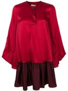 Roksanda Katra Colour-block Shift Dress - Red