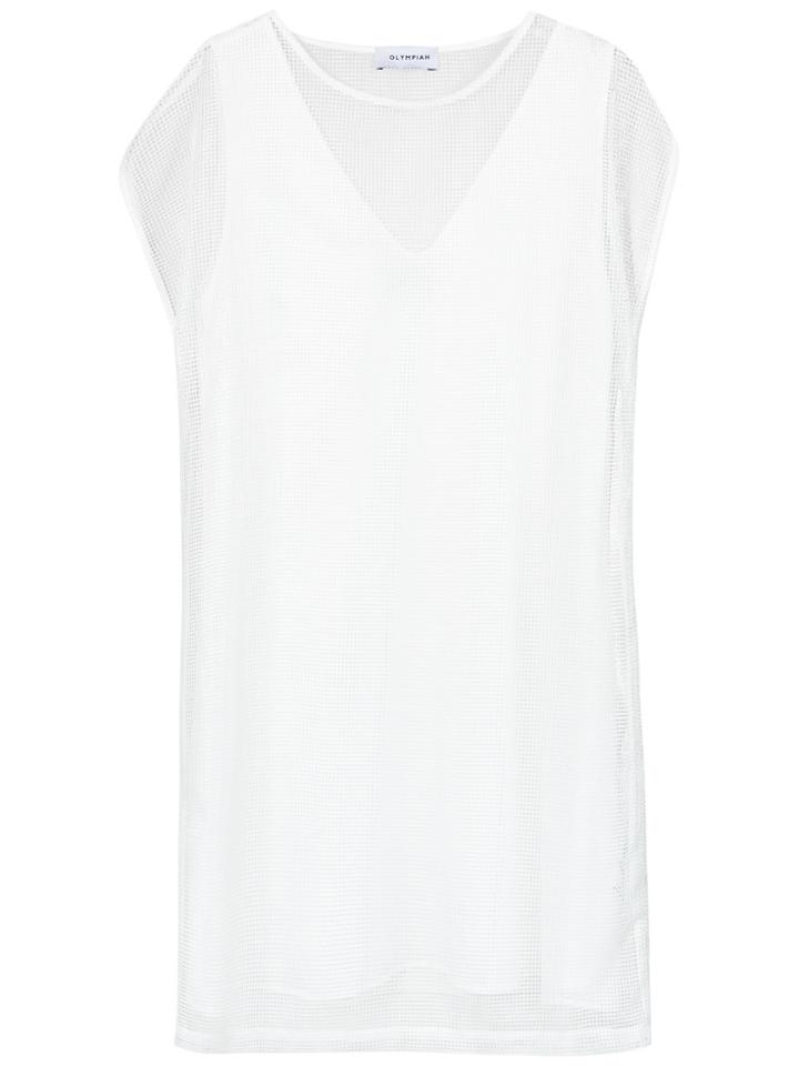 Olympiah Mesh Dress - White
