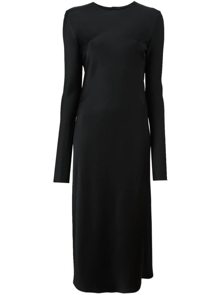 Haider Ackermann Long Sleeve Midi Dress