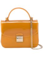Furla Candy Sugar Crossbody Bag, Women's, Yellow/orange, Pvc