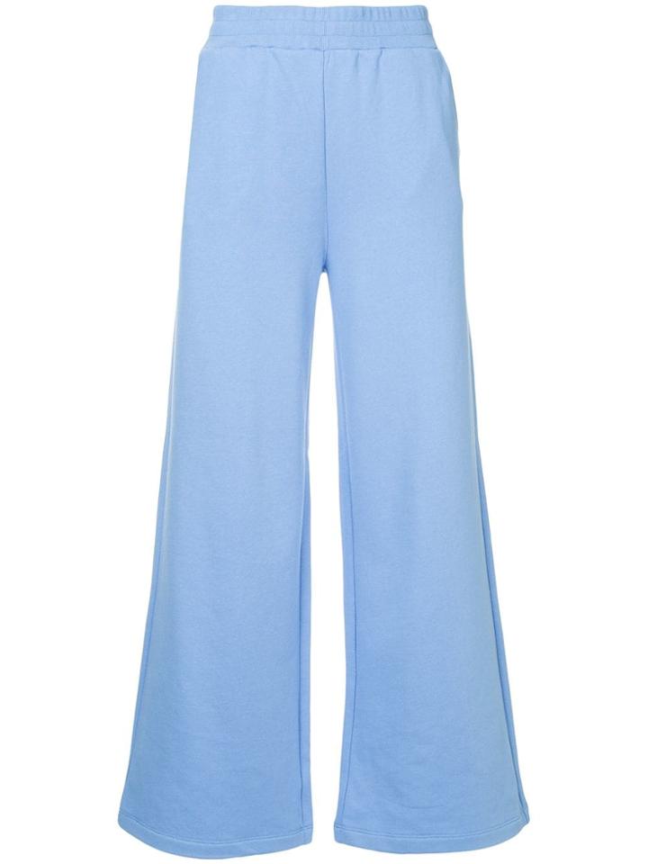 Ck Calvin Klein Angular Loop Back Track Pants - Blue