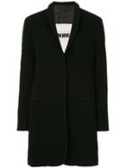 Uma Wang Midi Single Breasted Coat - Black
