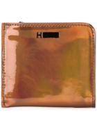 H Beauty & Youth Shiny Small Zip Wallet - Metallic