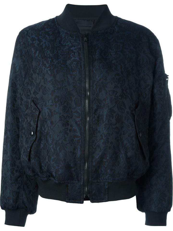 Diesel Black Gold Jacquard Bomber Jacket