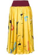 Roksanda Elasticated Waist Skirt - Yellow & Orange