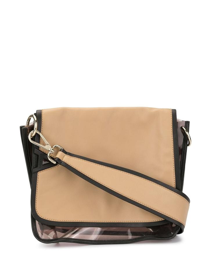 Anteprima Alisea Plexi Shoulder Bag - Brown