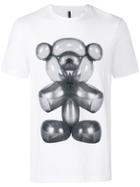 Blackbarrett Balloon Bear Print T-shirt - White