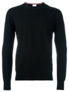 Moncler Classic Knit Sweater, Men's, Size: Medium, Black, Virgin Wool