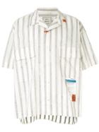 Maison Mihara Yasuhiro Striped Loose Shirt - White