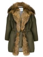 Ava Adore Shearling Coat - Green