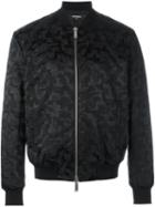 Dsquared2 Smudge Pattern Bomber Jacket