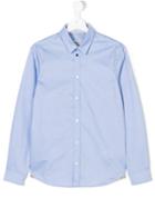 Paul Smith Junior - Classic Fit Shirt - Kids - Cotton - 16 Yrs, Blue