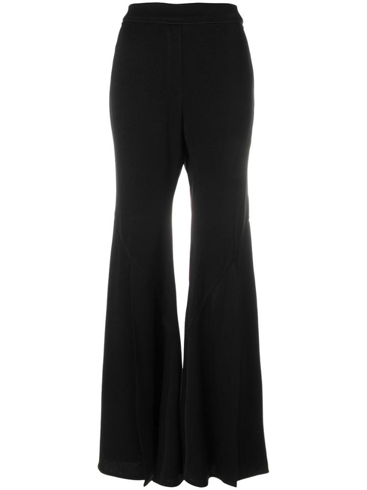 Ellery High-waisted Flared Trousers - Black