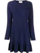 Allude Knitted Mini Dress - Blue