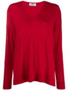 Sminfinity V-neck Jumper - Red