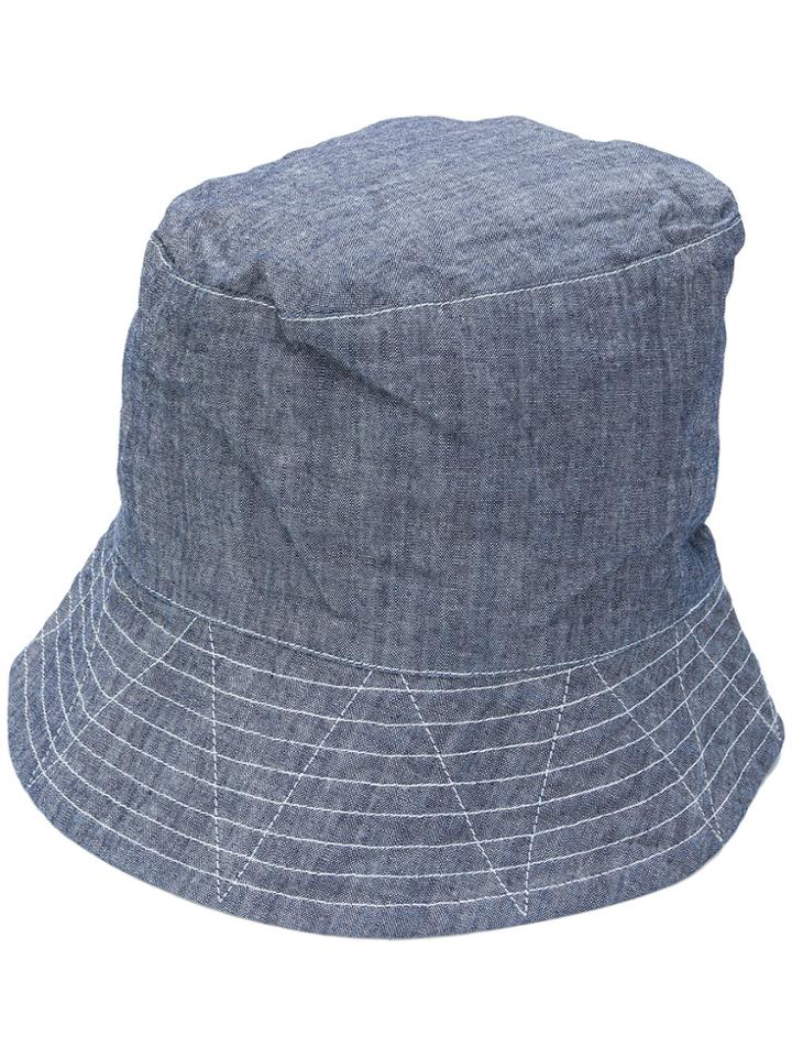 Engineered Garments Wide Brim Tall Hat - Blue
